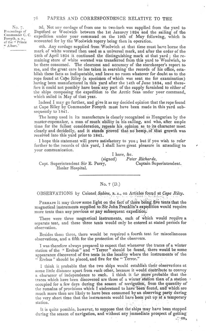 Arctic Blue Books: taylor 1851a, page 78