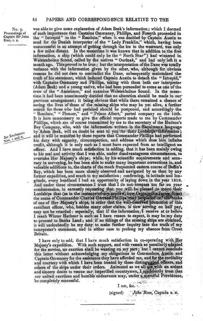 Arctic Blue Books: taylor 1851a, page 86