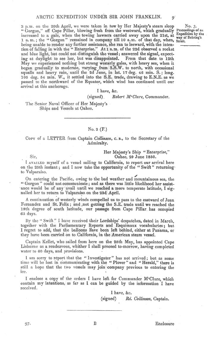 Arctic Blue Books: taylor 1851a, page 9