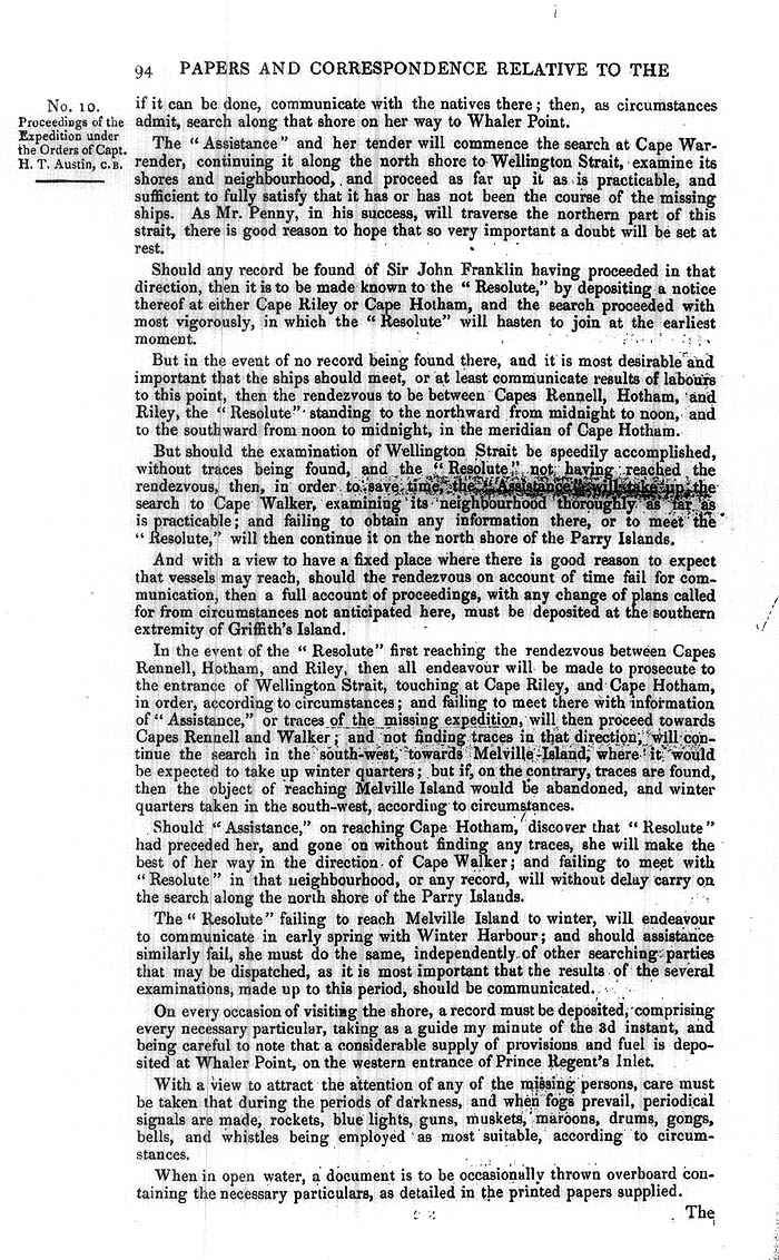 Arctic Blue Books: taylor 1851a, page 94