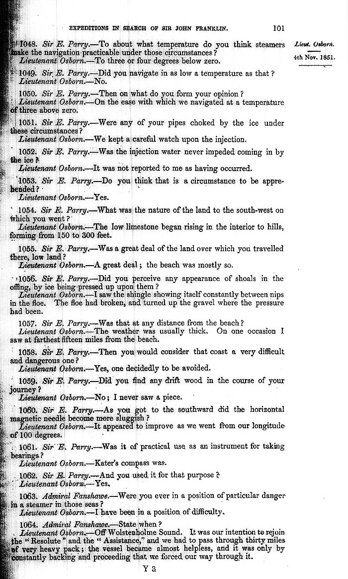 Arctic Blue Books: taylor 1852a, page 101