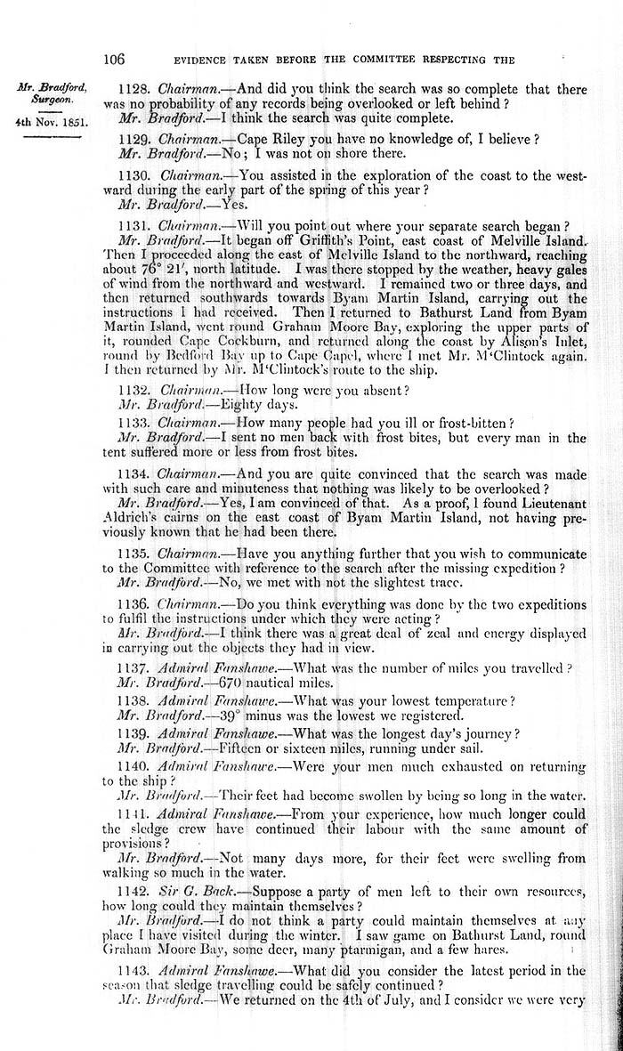 Arctic Blue Books: taylor 1852a, page 106