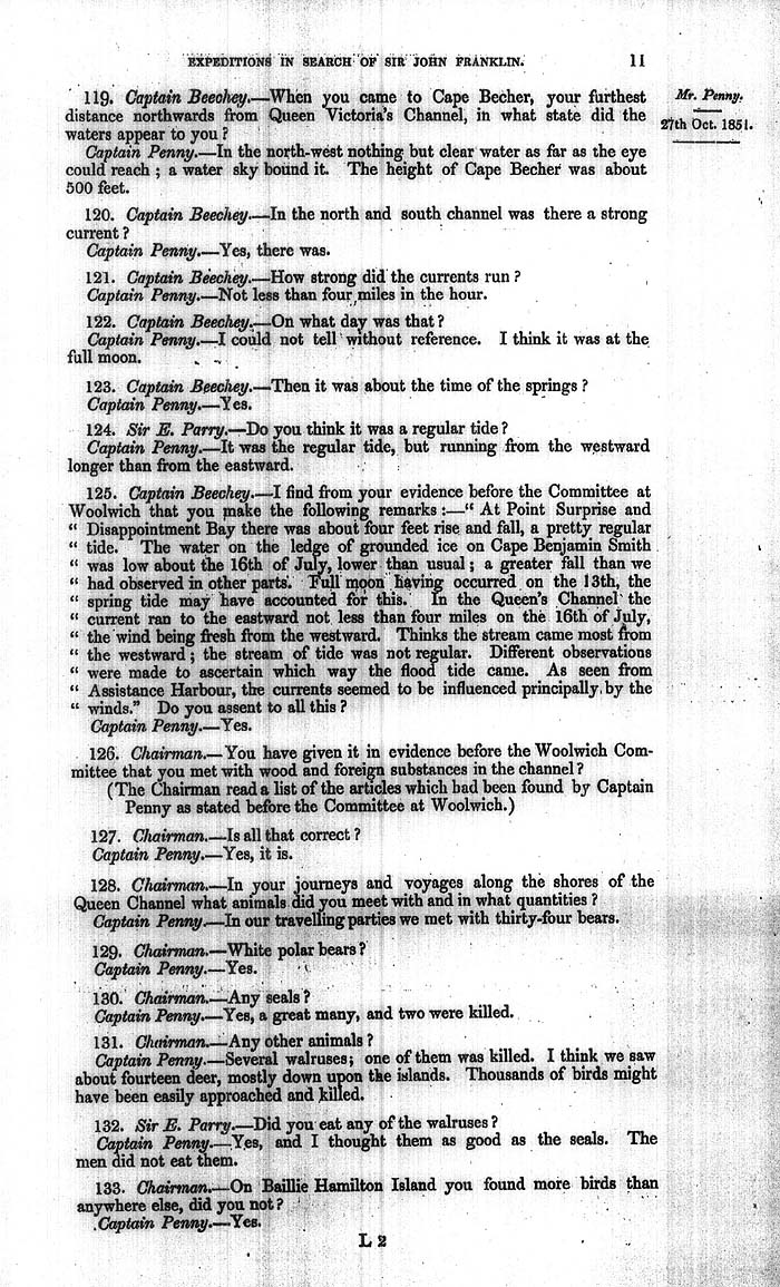 Arctic Blue Books: taylor 1852a, page 11