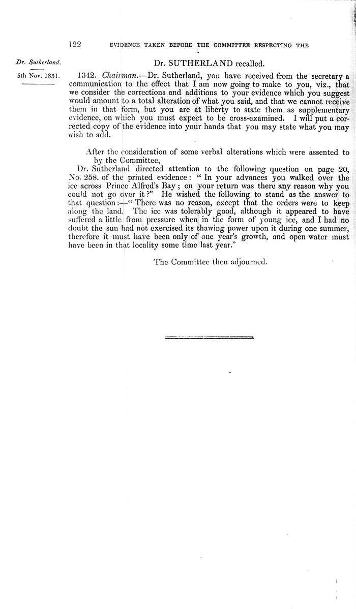Arctic Blue Books: taylor 1852a, page 122