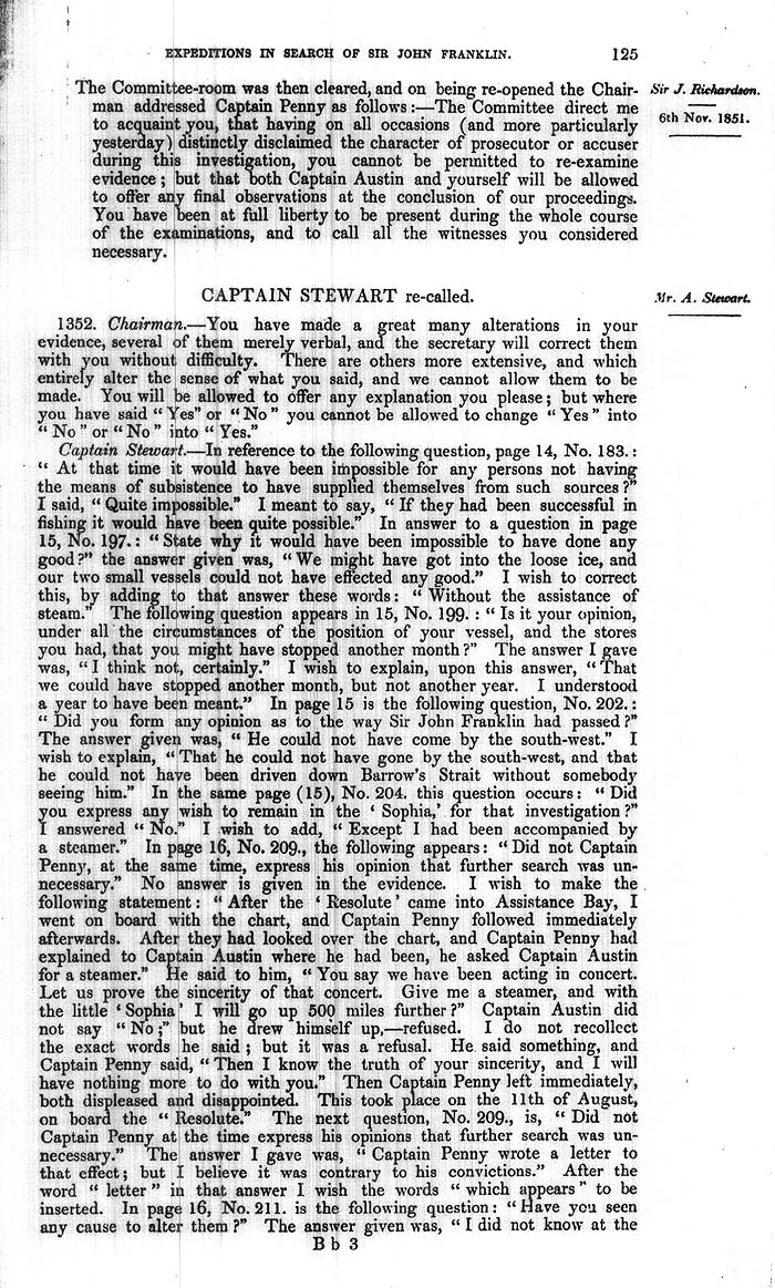Arctic Blue Books: taylor 1852a, page 125
