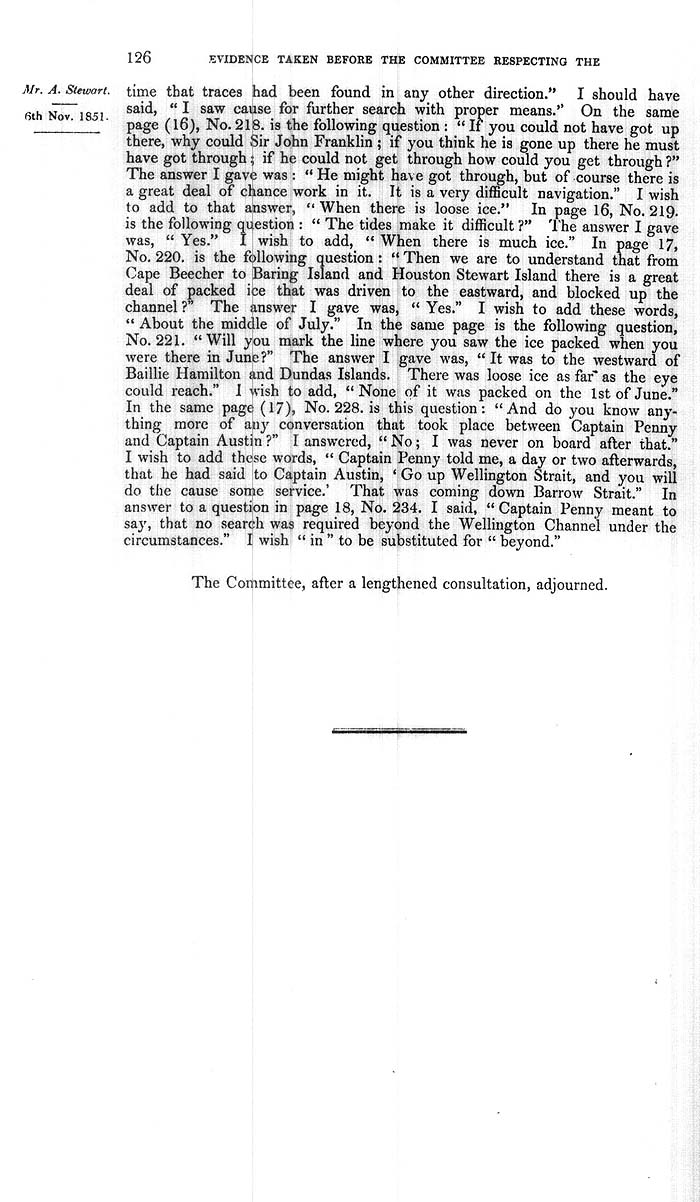 Arctic Blue Books: taylor 1852a, page 126