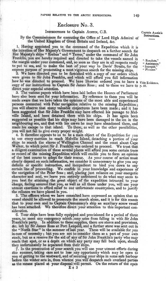 Arctic Blue Books: taylor 1852a, page 149