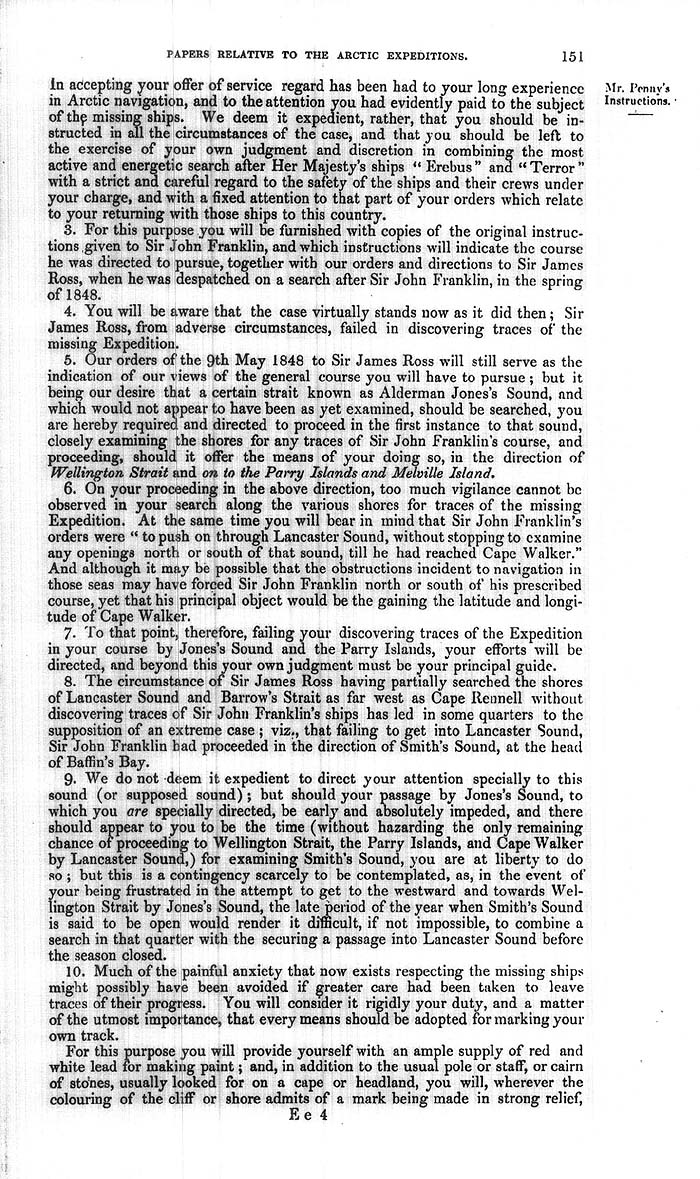 Arctic Blue Books: taylor 1852a, page 151