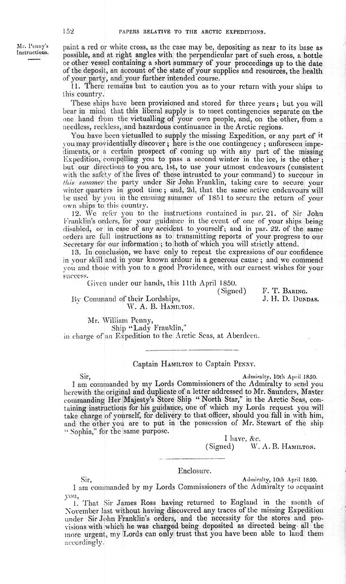 Arctic Blue Books: taylor 1852a, page 152