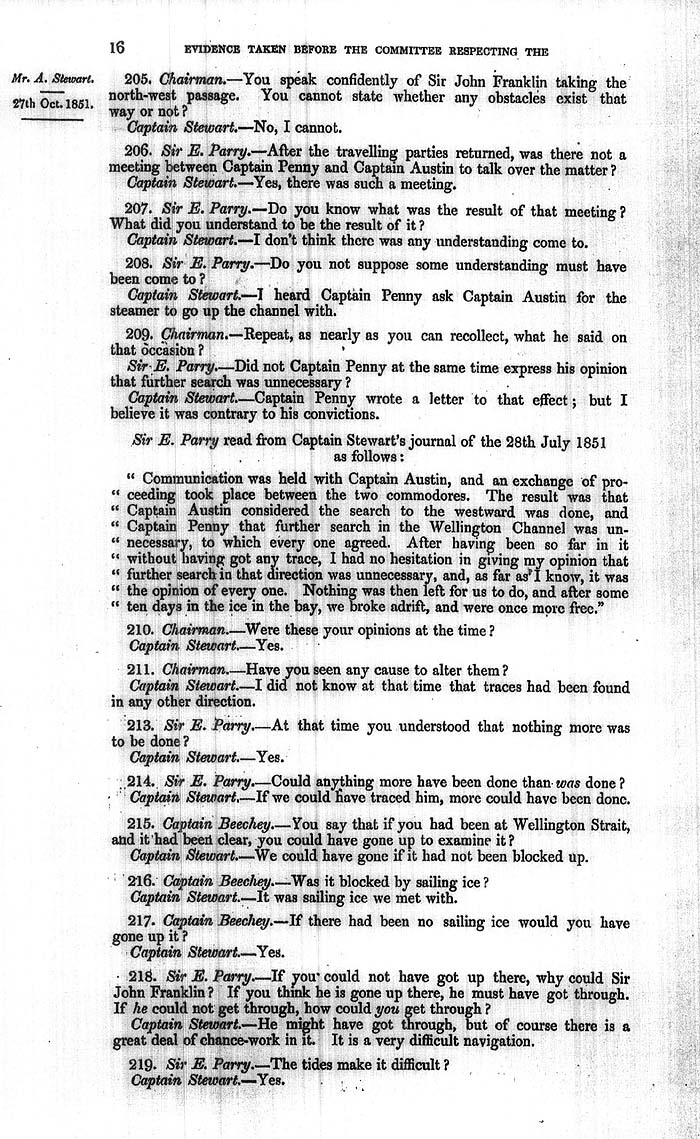 Arctic Blue Books: taylor 1852a, page 16