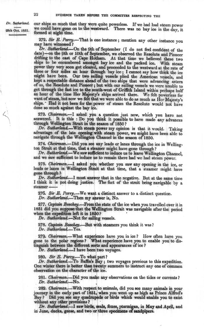 Arctic Blue Books: taylor 1852a, page 22