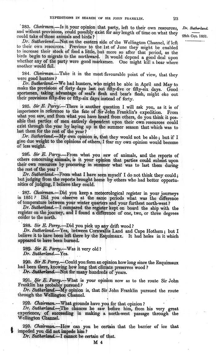 Arctic Blue Books: taylor 1852a, page 23