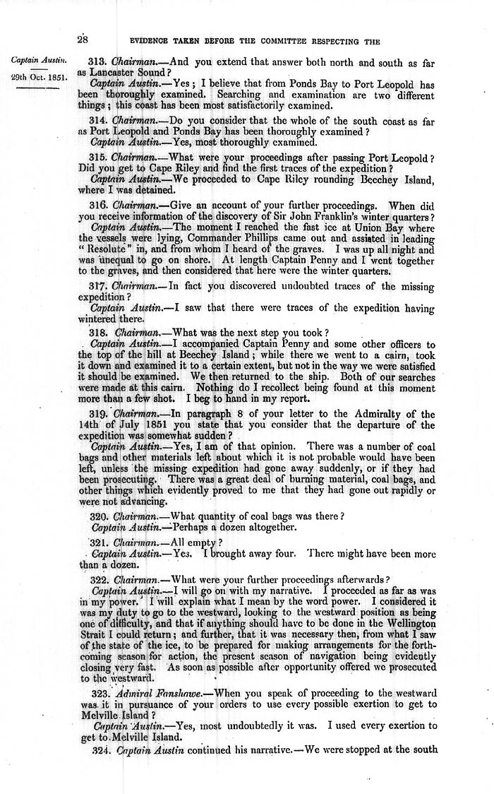 Arctic Blue Books: taylor 1852a, page 28