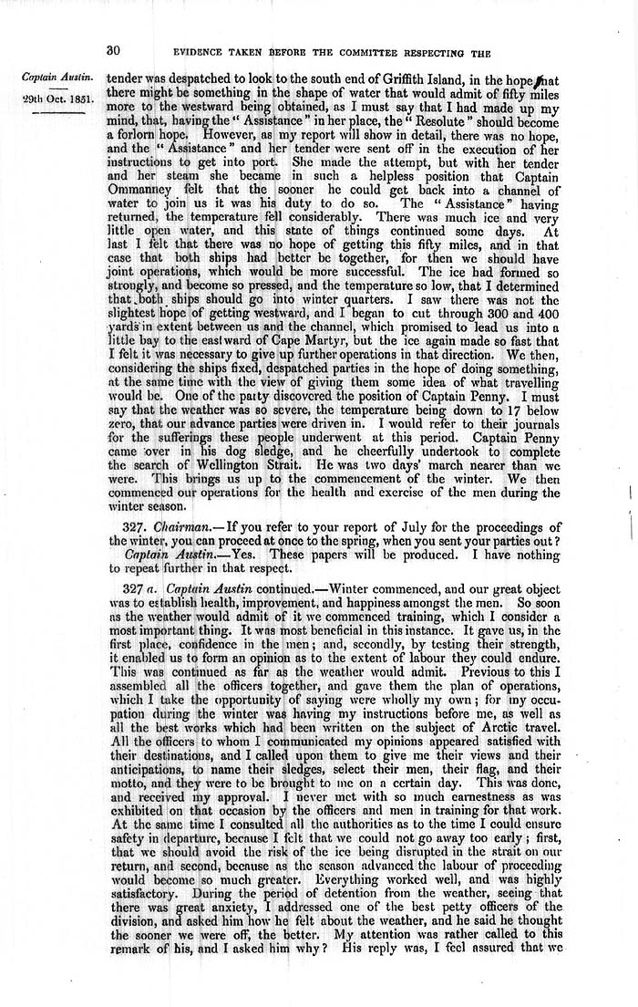 Arctic Blue Books: taylor 1852a, page 30