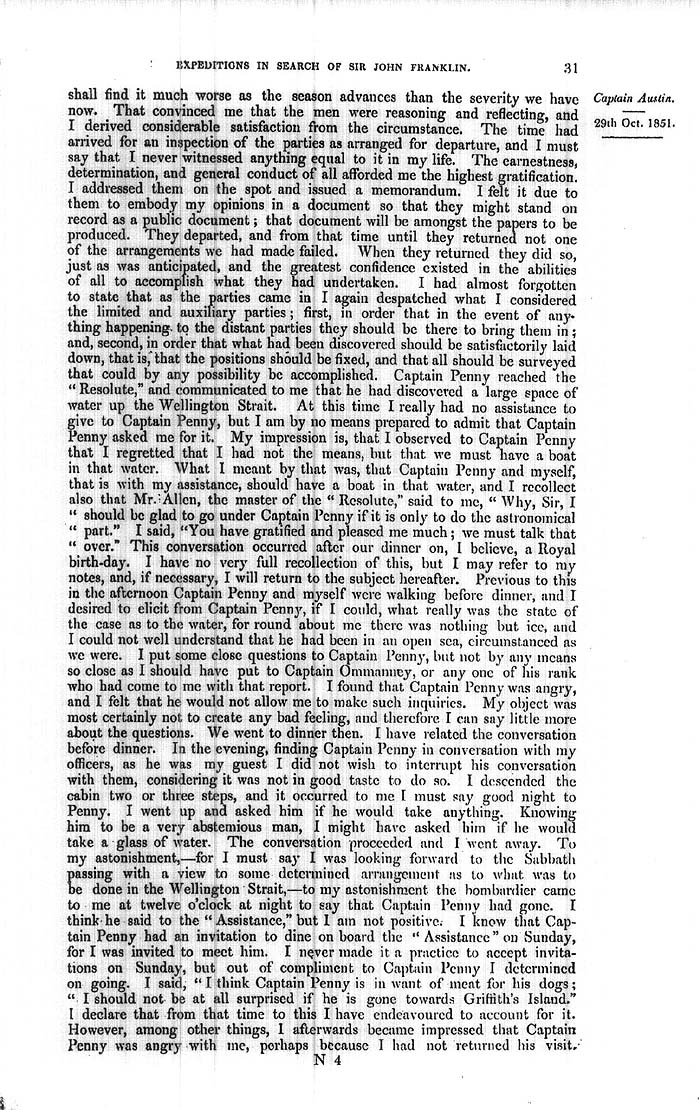 Arctic Blue Books: taylor 1852a, page 31