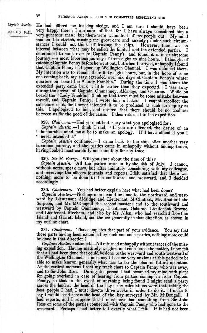 Arctic Blue Books: taylor 1852a, page 32