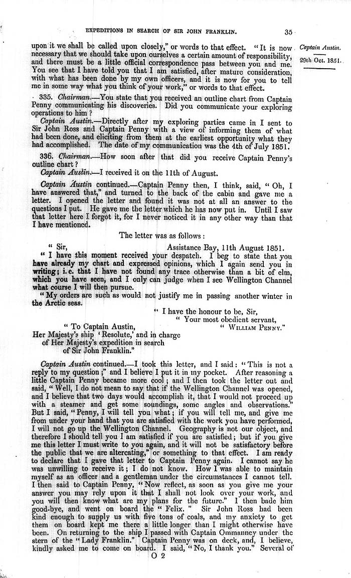 Arctic Blue Books: taylor 1852a, page 35