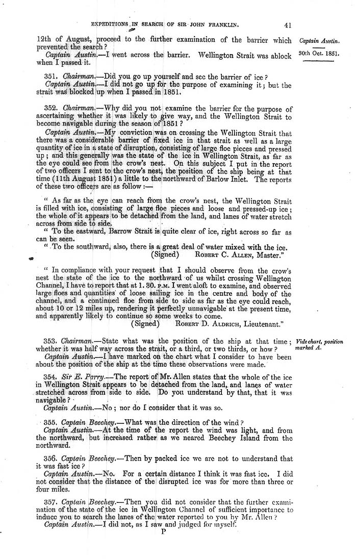 Arctic Blue Books: taylor 1852a, page 41