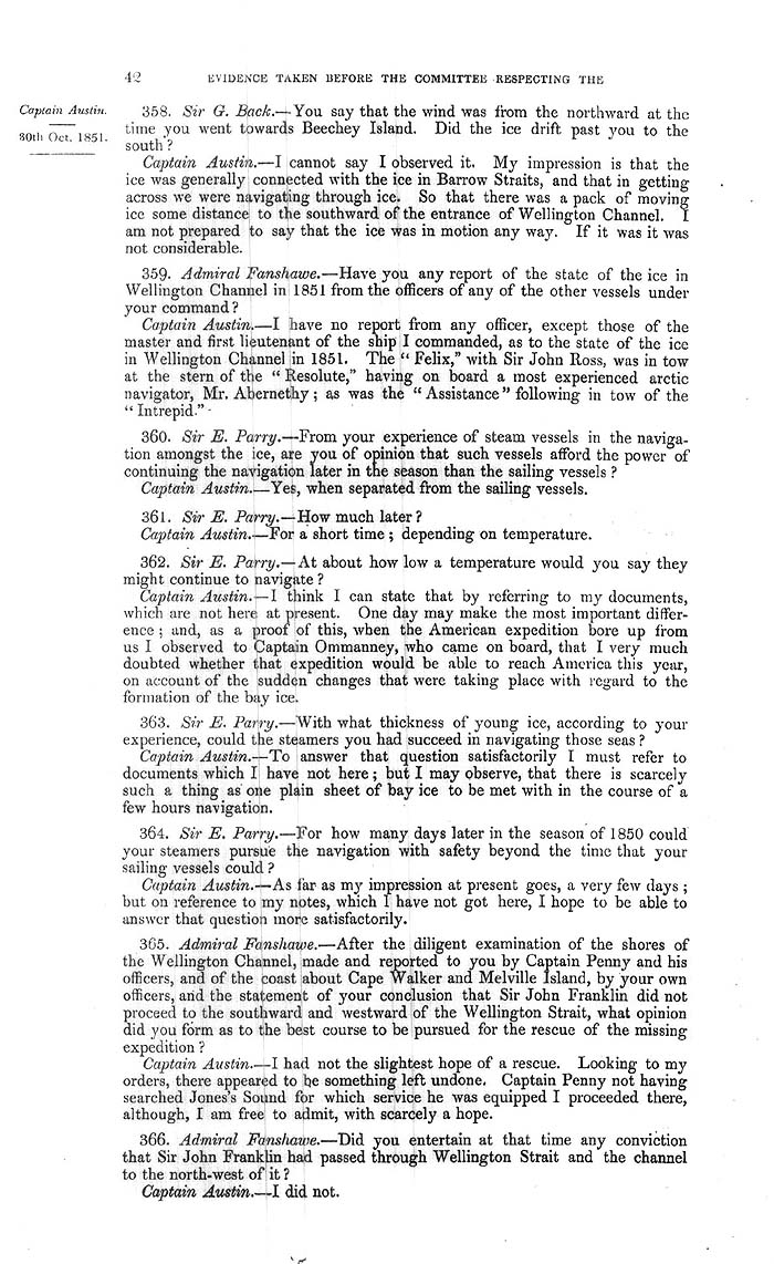 Arctic Blue Books: taylor 1852a, page 42