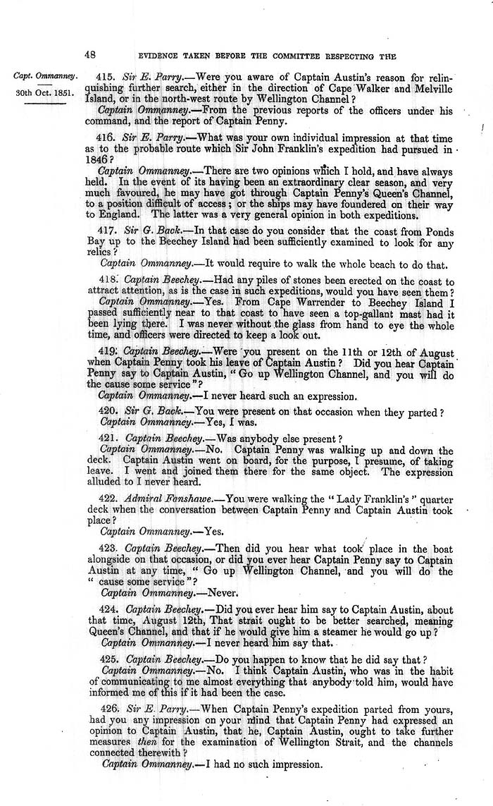 Arctic Blue Books: taylor 1852a, page 48