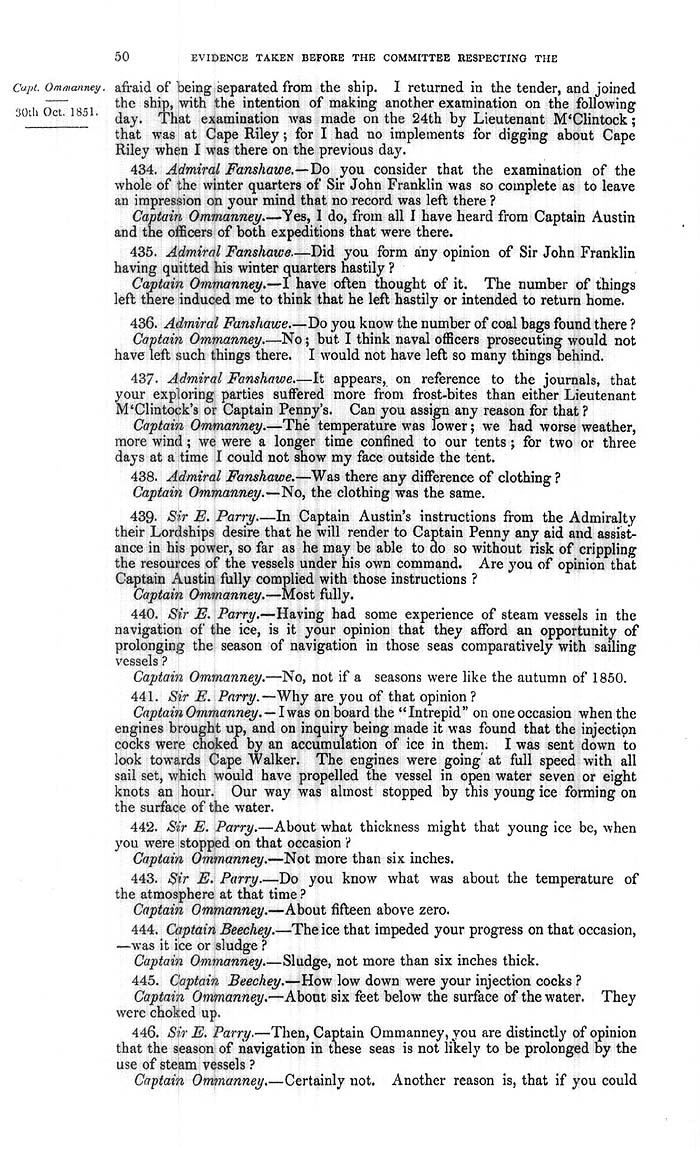Arctic Blue Books: taylor 1852a, page 50