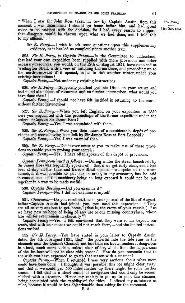 Arctic Blue Books: taylor 1852a, page 61