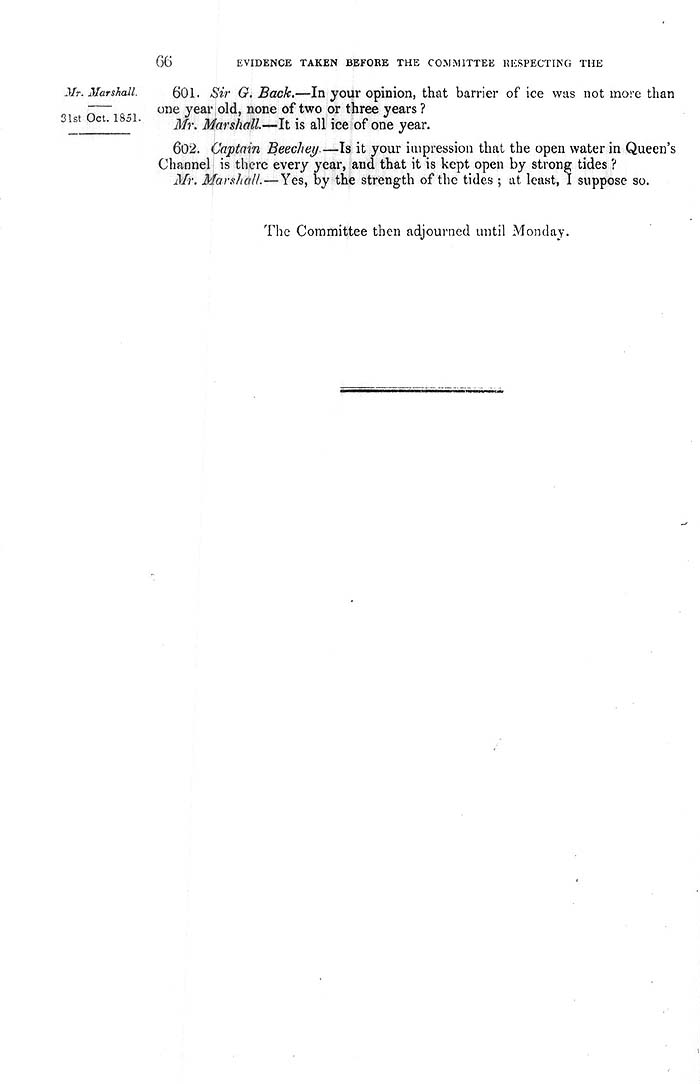Arctic Blue Books: taylor 1852a, page 66
