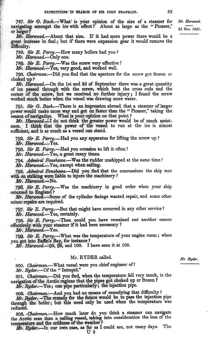 Arctic Blue Books: taylor 1852a, page 83