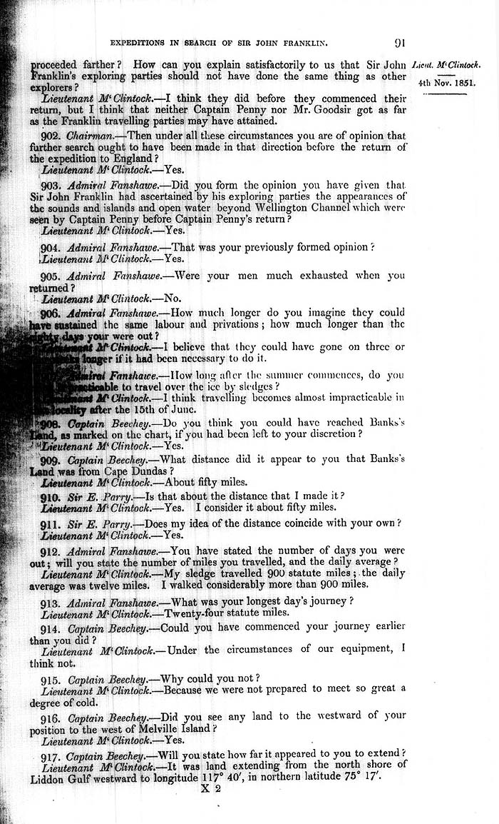 Arctic Blue Books: taylor 1852a, page 91