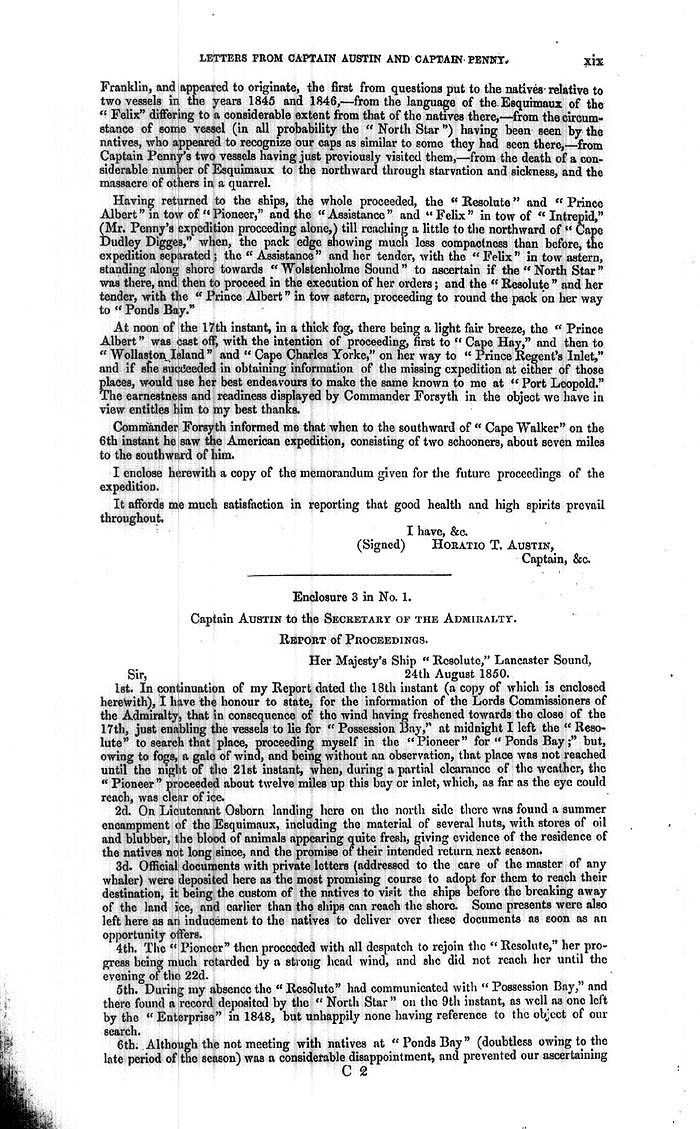 Arctic Blue Books: taylor 1852a, page xix