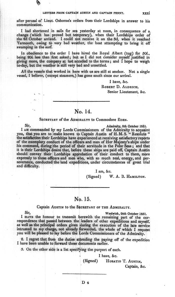 Arctic Blue Books: taylor 1852a, page xxxi