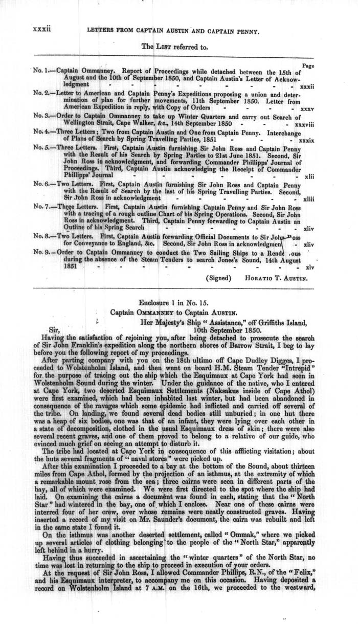 Arctic Blue Books: taylor 1852a, page xxxii