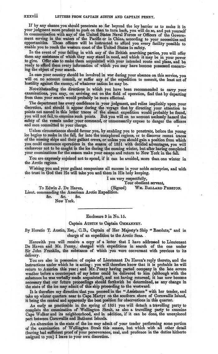 Arctic Blue Books: taylor 1852a, page xxxviii