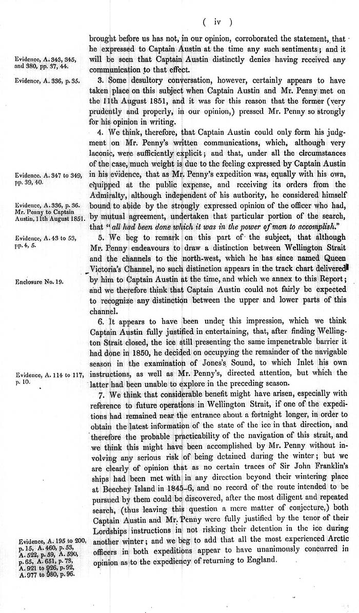 Arctic Blue Books: taylor 1852a, page iv