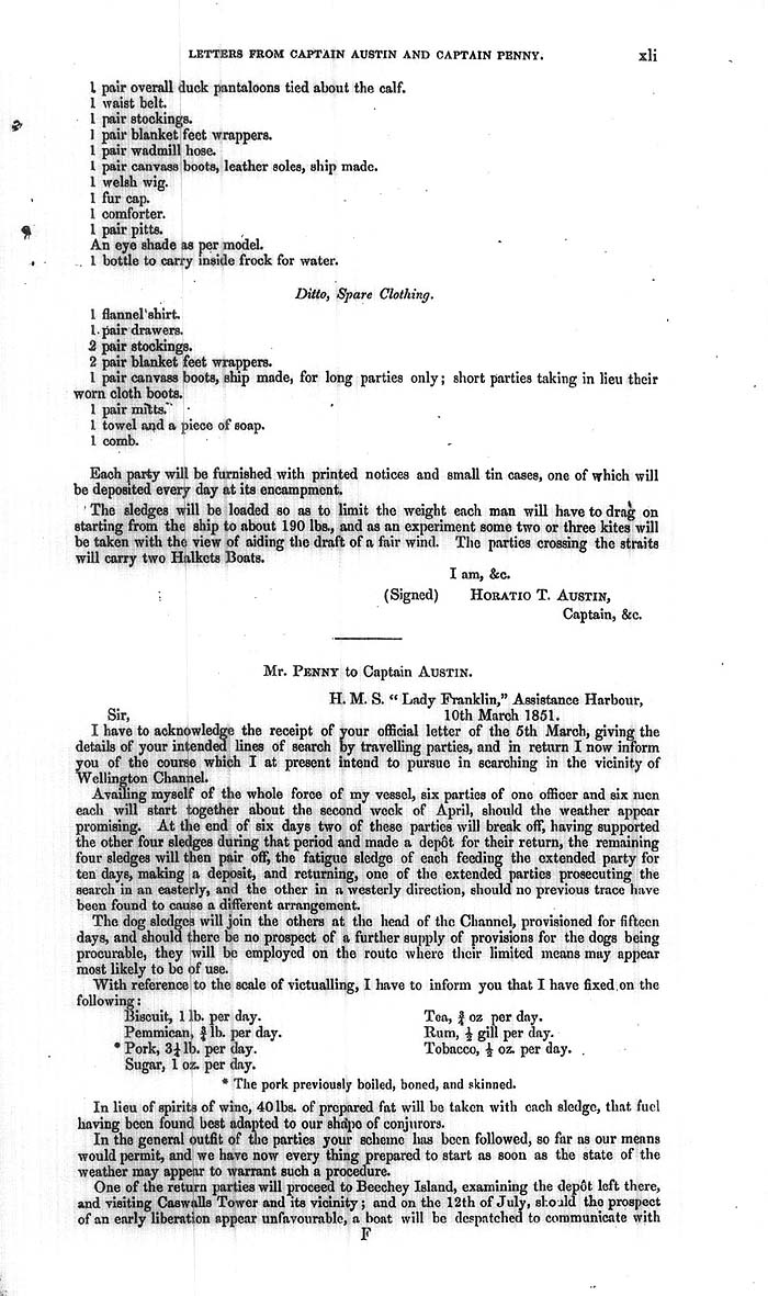 Arctic Blue Books: taylor 1852a, page xli