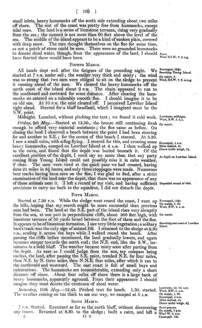 Arctic Blue Books: taylor 1852b, page 109