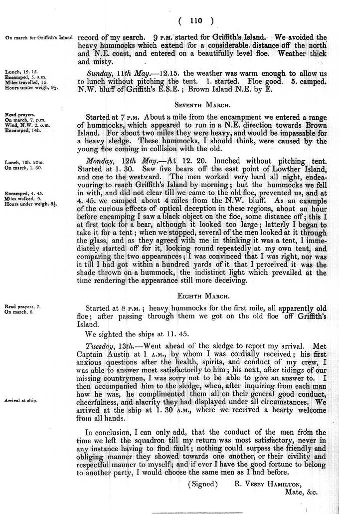 Arctic Blue Books: taylor 1852b, page 110