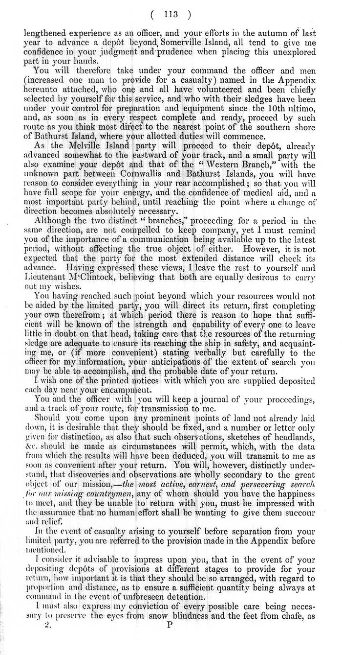 Arctic Blue Books: taylor 1852b, page 113