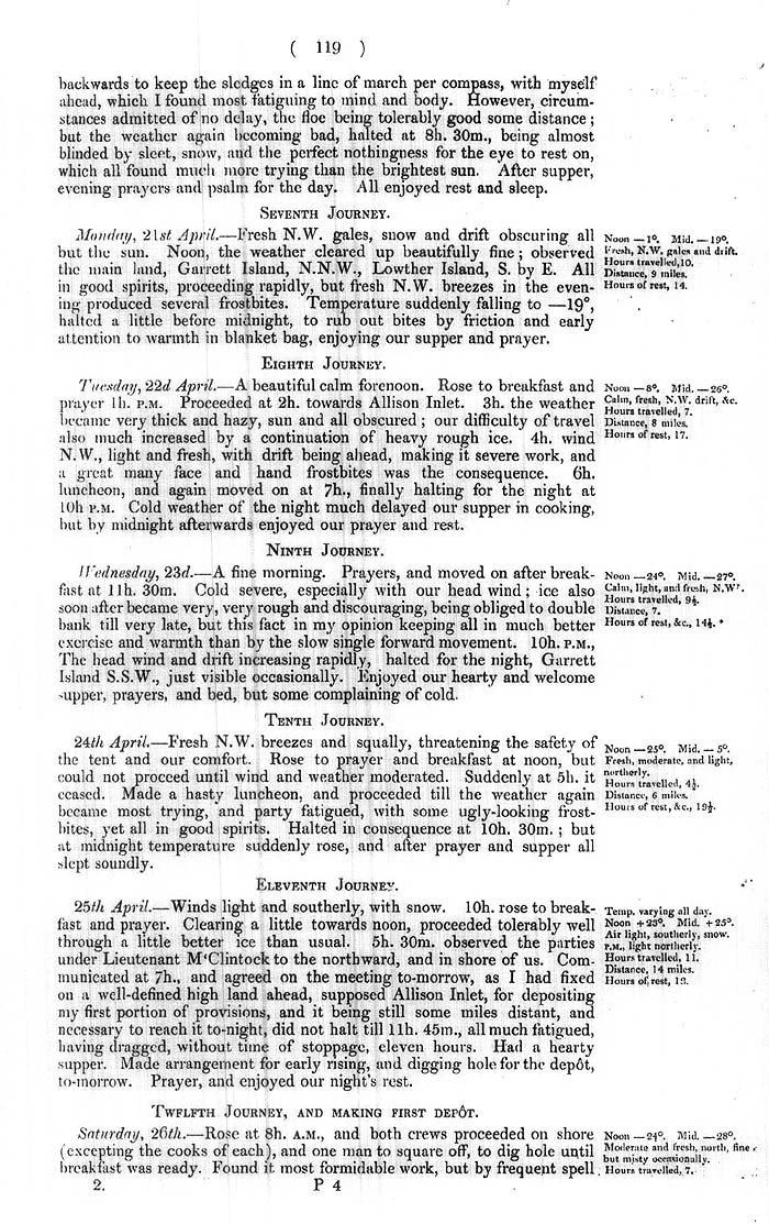 Arctic Blue Books: taylor 1852b, page 119
