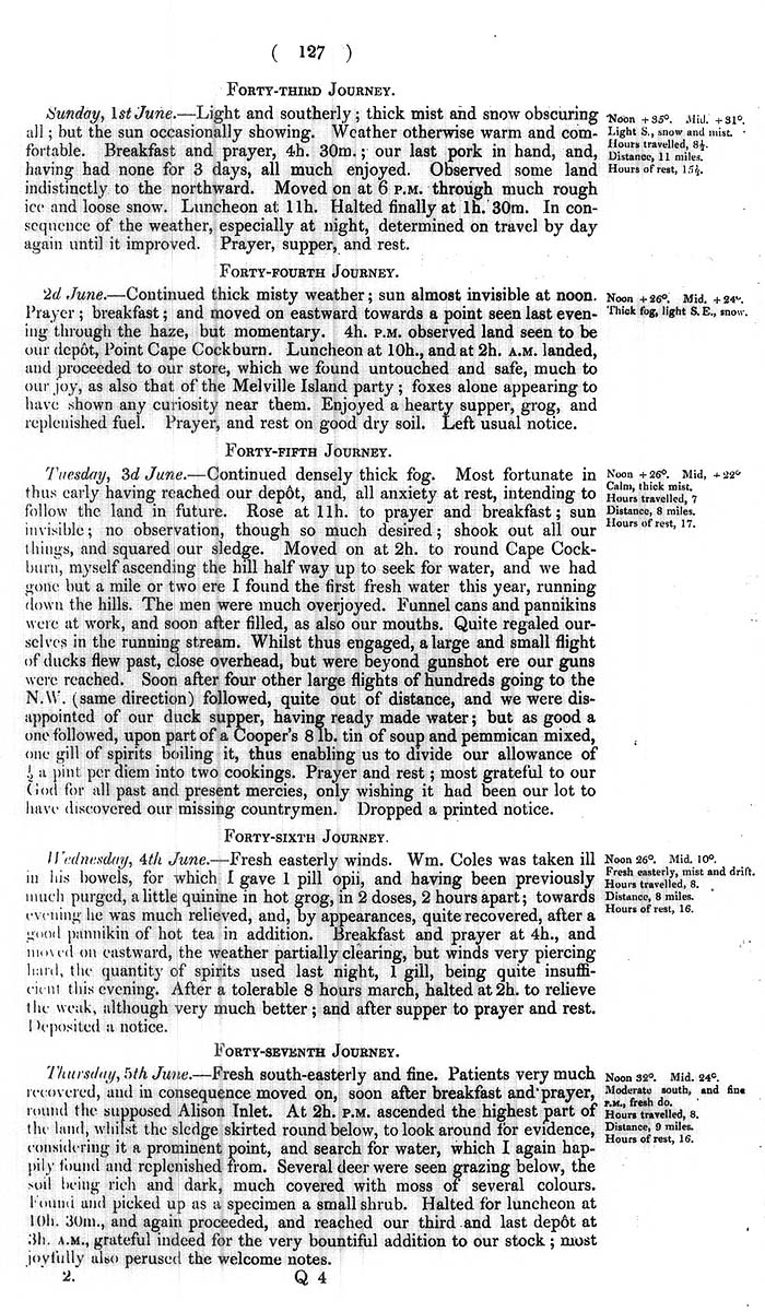 Arctic Blue Books: taylor 1852b, page 127