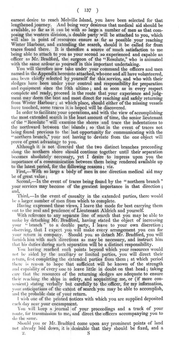 Arctic Blue Books: taylor 1852b, page 137