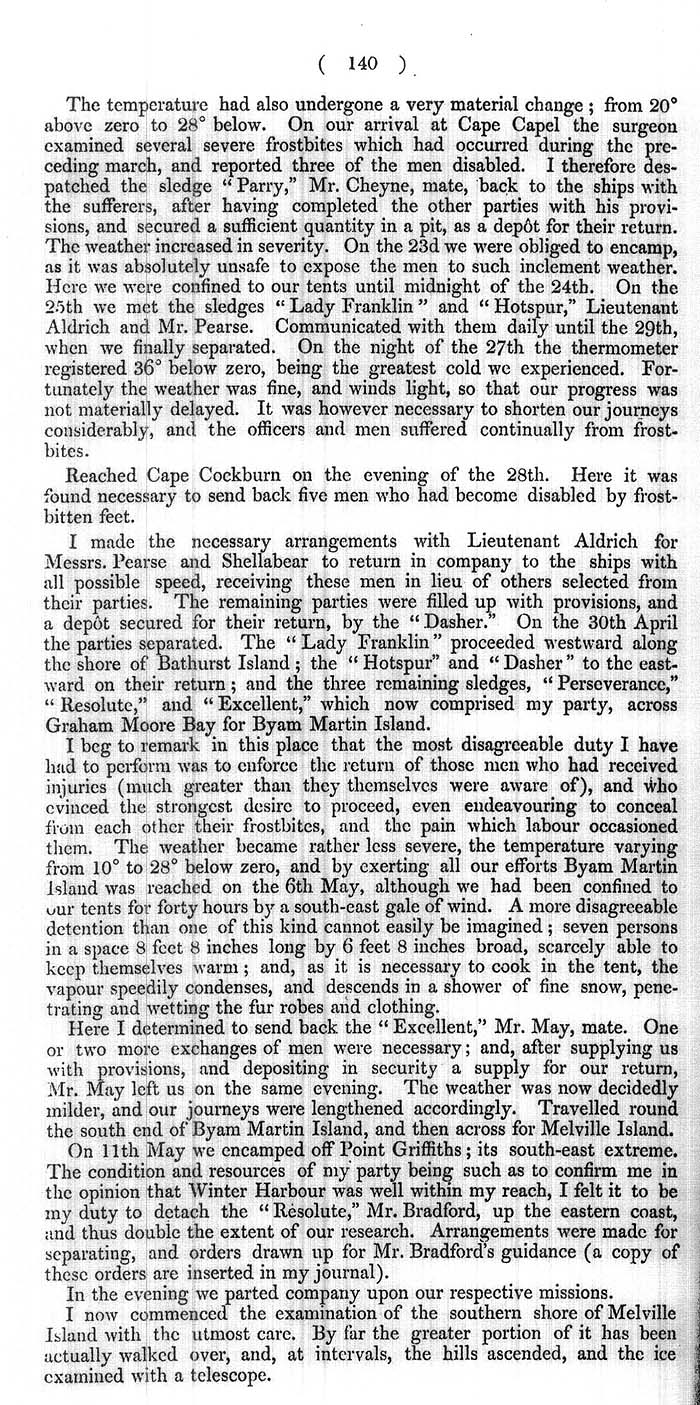 Arctic Blue Books: taylor 1852b, page 140