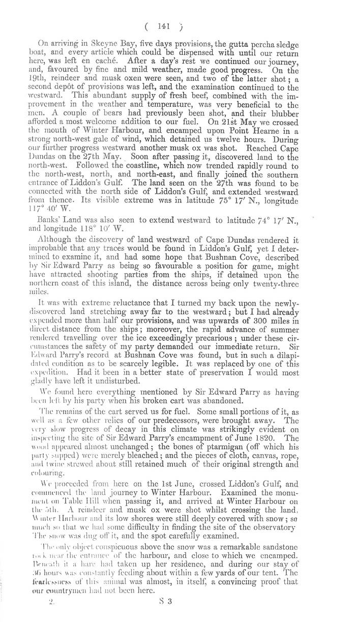 Arctic Blue Books: taylor 1852b, page 141