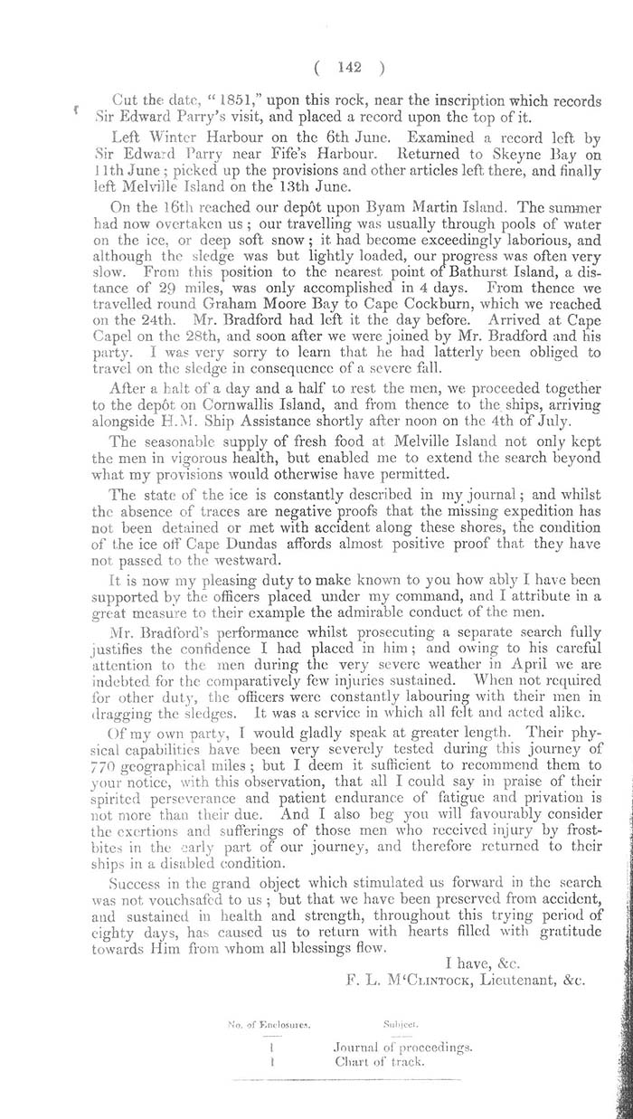 Arctic Blue Books: taylor 1852b, page 142
