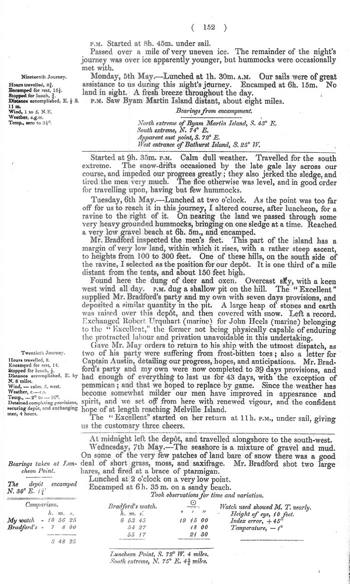Arctic Blue Books: taylor 1852b, page 152