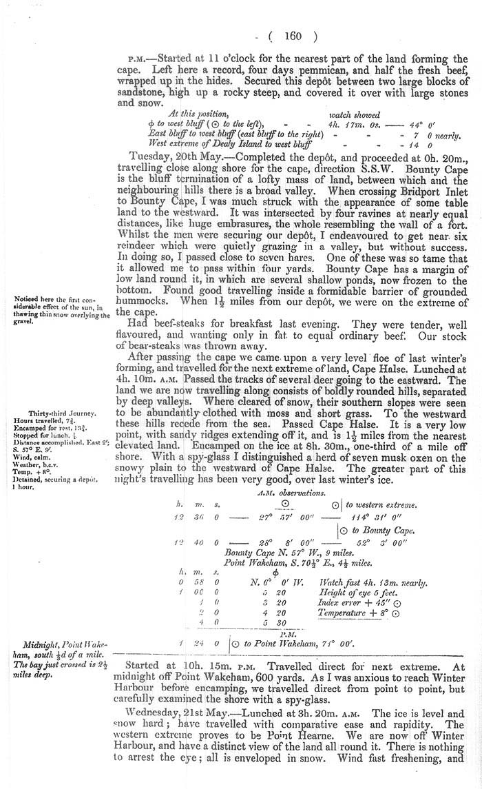 Arctic Blue Books: taylor 1852b, page 160