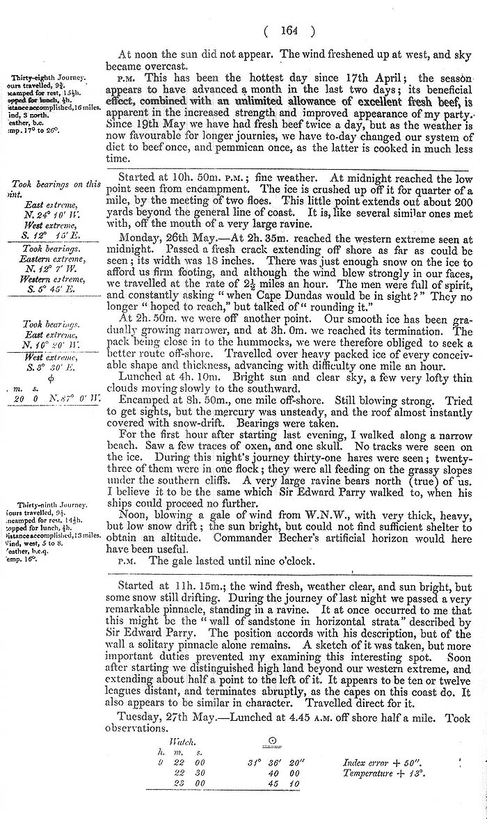 Arctic Blue Books: taylor 1852b, page 164