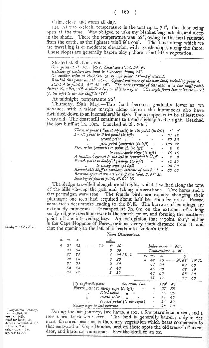 Arctic Blue Books: taylor 1852b, page 168