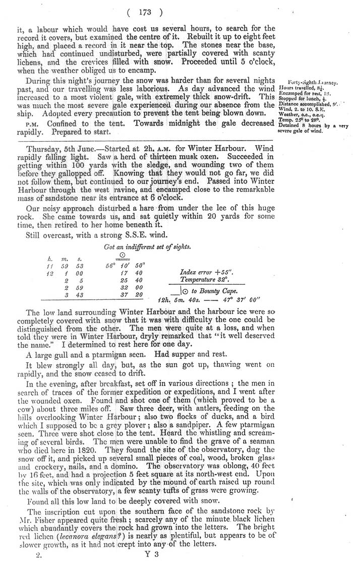 Arctic Blue Books: taylor 1852b, page 173