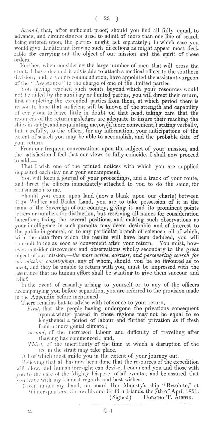 Arctic Blue Books: taylor 1852b, page 23